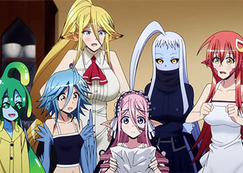 Review anime Những cô nàng Lamia, sống cùng những cô gái quái vật